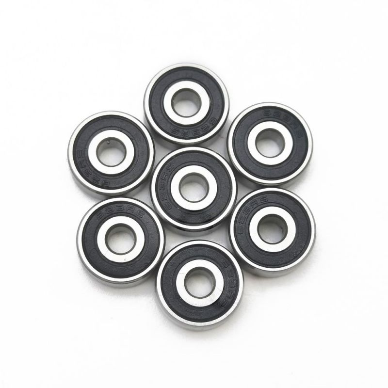 623RS Chrome Steel dubbelgummitätade djupa spårkullager